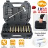 19Pcs Hammer Punch Set Drift Pin Punch Kit w/ Brass Chromium Plastic Punches for Gunsmithing Maintenance Armorers Watch Jewelry Craft w/ Portable Stor