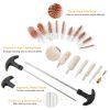 126Pcs Universal Gun Cleaning Kit Gun Cleaning Brushes Mops w/ Carrying Case for Rifles Pistols Handguns Shotguns