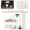 126Pcs Universal Gun Cleaning Kit Gun Cleaning Brushes Mops w/ Carrying Case for Rifles Pistols Handguns Shotguns