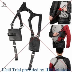 Concealed Wallet PU Leather Anti-theft Chest Bag Underarm Hidden Shoulder Bags Hunting Holsters Double Shoulder Pocket Pouches