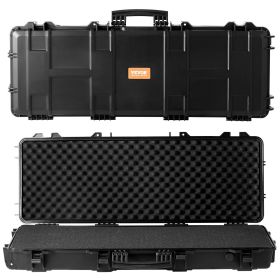 VEVOR Tactical Range Case, Outdoor Tactical Hard Case with 3 Layers Fully-protective Foams, 42 inch lockable Hard Tactical Range Case with Wheels