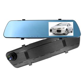 1080P Car DVR 4.3in Camera Dash Cam Camcorder Camera Recorder with 140Â° Angle Loop Recording Motion Detection Picture-in-Picture Display G-sensor