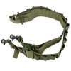 Tactical Shotgun Sling 2 Point Gun Sling Adjustable Shoulder Strap Rifle Shotgun Belts w/ 15-Shell Holders