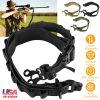 Tactical Shotgun Sling 2 Point Gun Sling Adjustable Shoulder Strap Rifle Shotgun Belts w/ 15-Shell Holders