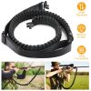 Tactical Paracord Sling Adjustable Paracord Strap Gun Belt Rifle Gun Sling w/ Dual Point 360 Degree Swivel Rotating Latches