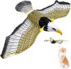 GARENT Flying Bird Cat Toy; Simulation Bird Interactive Cat Toy for Indoor Cats; Interactive Electric Hanging Flying Bird Toy for Cats Kitten Play Hun