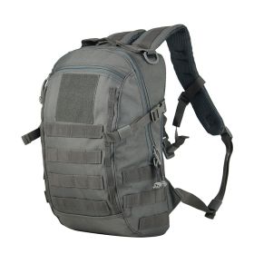 20L Waterproof Travel Outdoor Tactical Backpack Sport Camping Rucksack Molle System for Trekking Fishing Hunting Bags (Color: Grey)