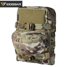 IDOGEAR Mini Hydration bag Hydration Backpack Molle Pouch Tactical Outdoor Sport Water Bags 3530 (Color: Multi-camo)