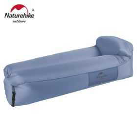 Naturehike Inflatable Sofa Inflatable Float Lounger Outdoor Air Sofa Swimming Pool Inflatable Bed Beach Inflatable Lounger (Color: Blue - L)