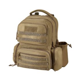 Tactical Gun Range Bag with Lockable Zipper for Outdoor Hunting (Type: Storage Bag, Color: Brown)