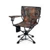 360¬∞ Swivel Portable Foldable Hunting Chair with Storage Pockets