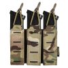 VOTAGOO Tactical Mollo Magazine Pouch Pistol 9mm Triple Bag Hunting Airsoft Shooting Accessories With Tactical Vests