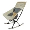 homPortable Camping Rocking Chair 198LBS Weight Capacity Included Carry Bag High Back Rocker Chair For Patio Fishing Beach Lawn Travel